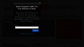 What Markflavinblog.com website looked like in 2011 (13 years ago)