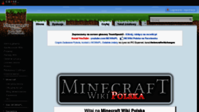 What Minepedia.pl website looked like in 2012 (12 years ago)