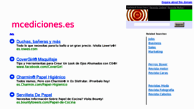 What Mcediciones.es website looked like in 2012 (11 years ago)
