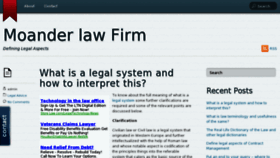 What Moanderlawfirm.com website looked like in 2012 (11 years ago)
