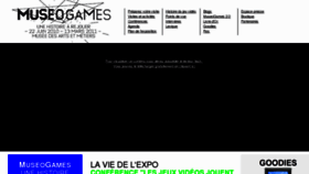 What Museogames.com website looked like in 2012 (11 years ago)