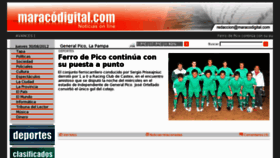 What Maracodigital.com website looked like in 2012 (11 years ago)