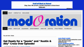 What Modoration.com website looked like in 2012 (11 years ago)