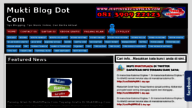What Muktiblog.com website looked like in 2012 (11 years ago)