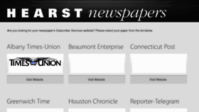 What Myhearstnewspaper.com website looked like in 2012 (11 years ago)