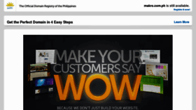 What Makro.com.ph website looked like in 2012 (11 years ago)
