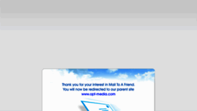 What Mail-to-a-friend.com website looked like in 2012 (11 years ago)