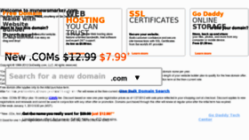 What Mynewsmarker.com website looked like in 2012 (11 years ago)