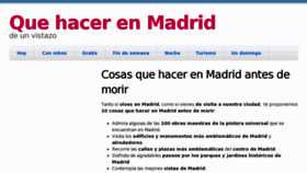 What Madridpedia.com website looked like in 2012 (11 years ago)