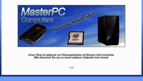 What Masterpc.ch website looked like in 2012 (11 years ago)