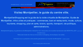 What Montpelliershopping.fr website looked like in 2012 (11 years ago)