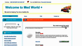 What Medworldplus.com website looked like in 2012 (11 years ago)