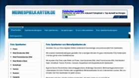 What Meinespielkarten.de website looked like in 2012 (11 years ago)