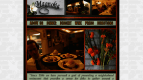 What Magnoliagrill.net website looked like in 2011 (13 years ago)
