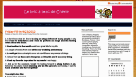 What Mon-bric-a-brac.com website looked like in 2012 (11 years ago)