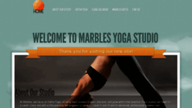 What Marblesyoga.com website looked like in 2012 (11 years ago)