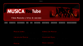 What Musicayoutube.net website looked like in 2012 (11 years ago)