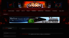 What Maximusarcade.com website looked like in 2012 (11 years ago)