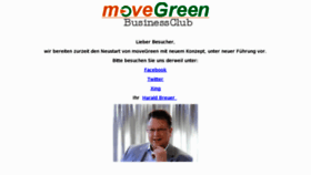 What Movegreen.com website looked like in 2012 (11 years ago)