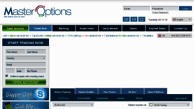 What Master-options.com website looked like in 2012 (11 years ago)