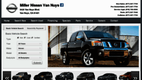 What Millernissan.com website looked like in 2012 (11 years ago)