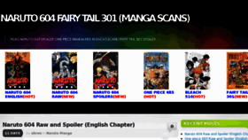 What Manga-scans.com website looked like in 2012 (11 years ago)