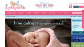 What My-baby-needs.co.uk website looked like in 2012 (11 years ago)