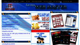 What Masterit.vn website looked like in 2012 (11 years ago)