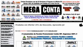 What Megaconta.net website looked like in 2012 (11 years ago)