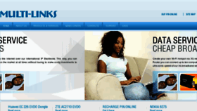 What Multilinks.com website looked like in 2012 (11 years ago)