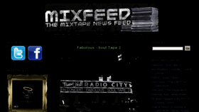 What Mixfeed.info website looked like in 2012 (11 years ago)