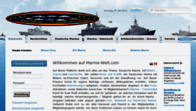 What Marine-welt.com website looked like in 2012 (11 years ago)