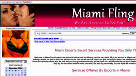 What Miamifling.com website looked like in 2012 (11 years ago)