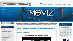 What Moviz.net website looked like in 2012 (11 years ago)