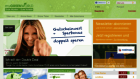 What Mygreenworld.de website looked like in 2012 (11 years ago)