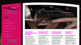 What Masternailacademy.com website looked like in 2012 (11 years ago)