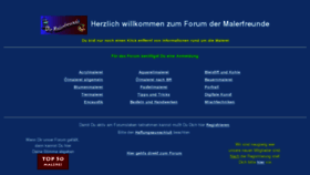 What Maler-freunde.de website looked like in 2011 (13 years ago)