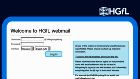 What Mail.hillingdongrid.org website looked like in 2012 (11 years ago)