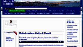 What Motorizzazionecivilenapoli.it website looked like in 2012 (11 years ago)