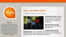 What Mumsontop.co.nz website looked like in 2012 (11 years ago)