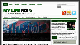 What Myliferoi.com website looked like in 2012 (11 years ago)