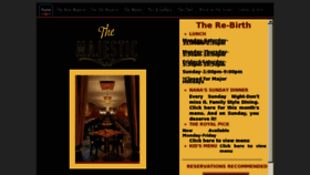 What Majesticcafe.com website looked like in 2012 (11 years ago)
