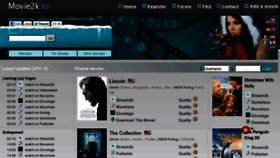 What Movie2k.com website looked like in 2012 (11 years ago)