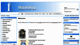 What Majakshop.de website looked like in 2011 (13 years ago)