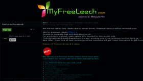 What Myfreeleech.com website looked like in 2012 (11 years ago)