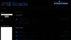 What Mybbmodding.net website looked like in 2012 (11 years ago)