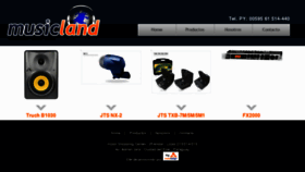What Musicland.com.py website looked like in 2012 (11 years ago)