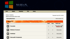 What Mewin.pl website looked like in 2013 (11 years ago)