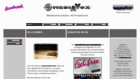 What Mediavox.de website looked like in 2013 (11 years ago)