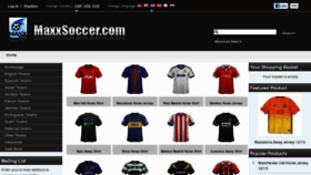 What Maxxsoccer.com website looked like in 2013 (11 years ago)